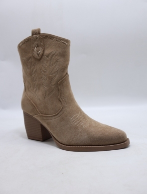 Botki damskie na obcasie (36-41) DF065 KHAKI