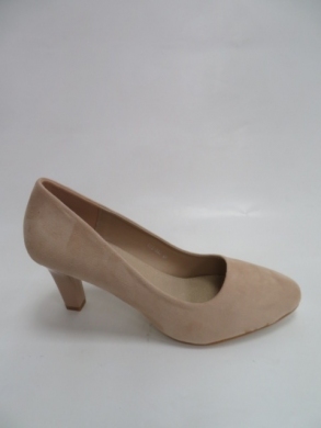 Czółenki damskie na obcasie (36-41) LE-505 BEIGE