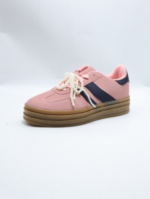 Buty sportowe damskie na płaskim (36-41) 24040 PINK