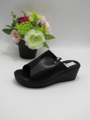 Klapki damskie na koturnie (36-41) TW23082 BLACK