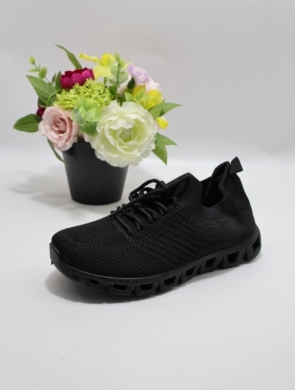 Buty sportowe damskie na płaskim (36-41) EV-341 ALLBLACK