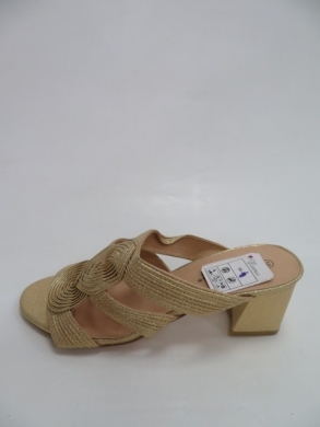 Klapki damskie na obcasie (36-41) LLDS-019 GOLD