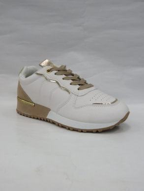 Buty sportowe damskie na płaskim (36-41) TCYR-83 WHITE