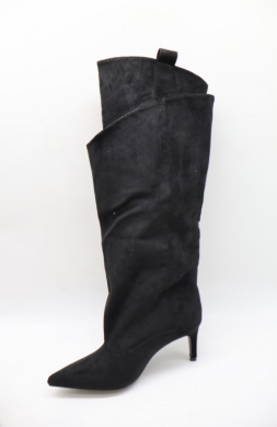 Kozaki damskie ocieplane na szpilce (36-41) CS-009 BLACK