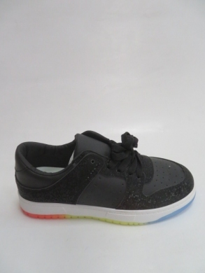 Buty sportowe damskie na płaskim (36-41) XZ601 BLACK