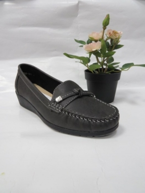 Mokasyny damskie na płaskim (36-41) 101 BLACK