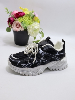 Buty sportowe damskie na płaskim (36-41) YY-127 BLACK
