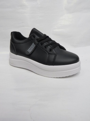 Buty sportowe damskie na płaskim (36-41) 36801-1 BLACK