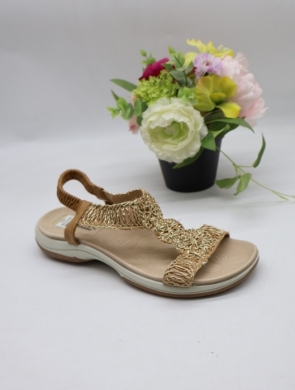 Sandały damskie na płaskim (36-41) R61 KHAKI