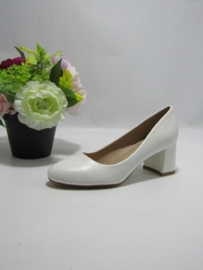 Czółenki damskie na obcasie (36-41) YO-636 WHITE