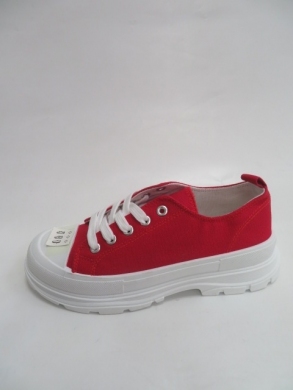 Trampki damskie na koturnie (36-41) HB61 RED