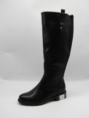 Kozaki damskie ocieplane na płaskim (36-41) BL-68 BLACK
