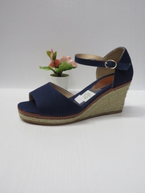Sandały damskie na koturnie (36-41) LE-557 BLUE