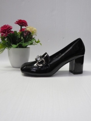 Półbuty damskie na obcasie (36-41) L11-201 BLACK