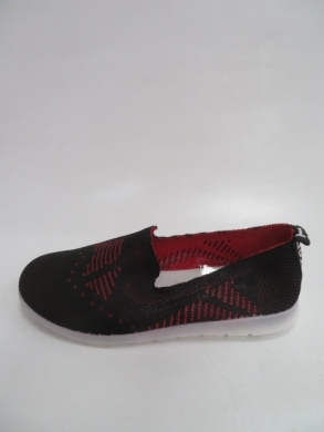 Tenisówki damskie na płaskim (36-41) AN8185-5 BLACK/RED