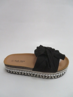 Klapki damskie na płaskim (36-41) H85 BLACK