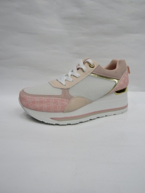 Buty sportowe damskie na koturnie (36-41) AB965 PINK