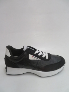 Buty sportowe damskie na płaskim (36-41) XHBD-25 BLACK