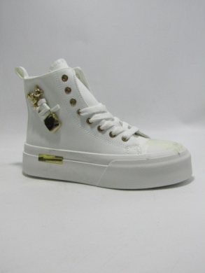 Buty sportowe damskie na płaskim (36-41) A88-193 WHITE