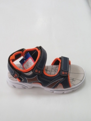 Sandały Chłopięce (28-36) KF-06 NAVY/ORANGE