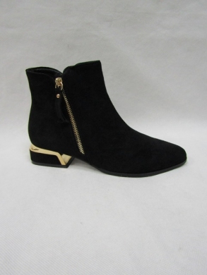 Botki damskie ocieplane na obcasie (36-41) UK120 BLACK