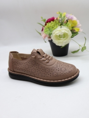Półbuty damskie na płaskim (36-41) 60772-7 KHAKI