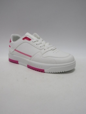 Buty sportowe damskie na płaskim (36-41) 21-Q89 PEACH