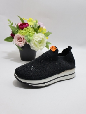 Buty sportowe damskie na płaskim (36-41) LS-660 BLACK