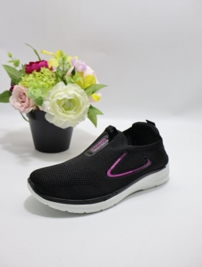 Buty sportowe damskie na płaskim (36-41) FQH-26 ALLBLACK