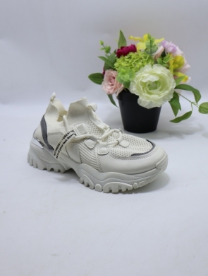 Buty sportowe damskie na płaskim (36-41) 205129 WHITE