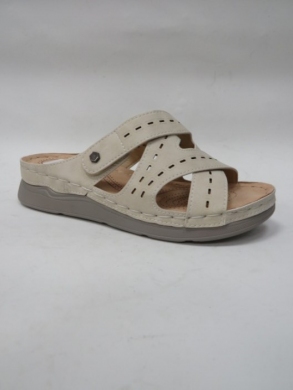 Klapki damskie na koturnie (36-41) MO-758 BEIGE