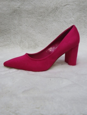 Czółenki damskie na obcasie (36-41) LE-274 FUCHSIA