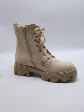Botki damskie na płaskim (36-41) DE304S BEIGE