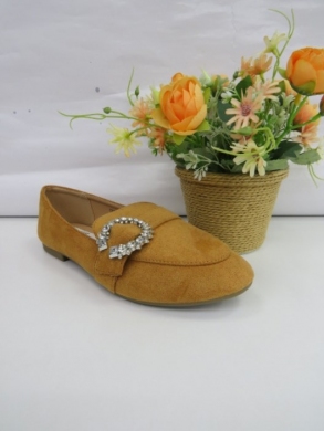 Mokasyny damskie na płaskim (36-41) CR633 CAMEL