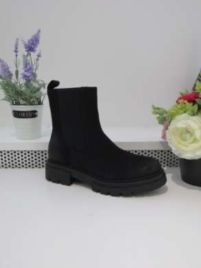 Botki damskie na płaskim (36-41) C802 BLACK