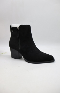 Botki damskie na obcasie (36-41) 1986-25 BLACK