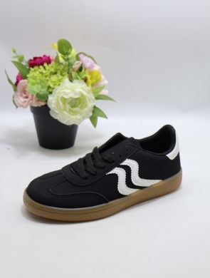 Buty sportowe damskie na płaskim (36-41) L537 BLACK