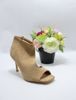 Sandały damskie na szpilce (36-41) 7902 KHAKI
