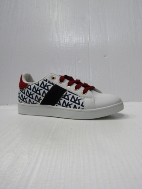 Trampki damskie na płaskim (36-41) QS-59 RED/NAVY