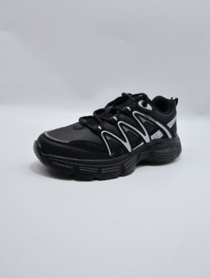 Buty sportowe damskie na płaskim (36-41) ED376-1 BLACK