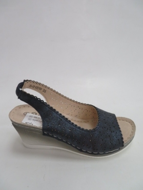 Sandały Damskie na koturnie (36-41) 0519 NAVY