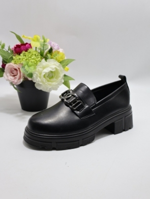Mokasyny damskie na płaskim (36-41) 3252 BLACK