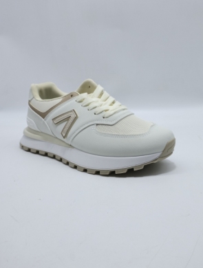 Buty sportowe damskie na płaskim (36-41) 0-1775 BEIGE