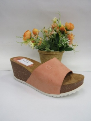 Klapki damskie na koturnie (36-41) 8282 PINK