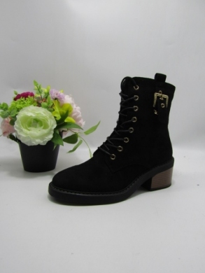 Botki damskie ocieplane na obcasie (36-41) ANOM-3 BLACK
