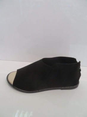 Półbuty damskie na płaskim (36-41) GD-FL822 BLACK