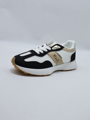 Buty sportowe damskie na płaskim (36-41) BO-181 BLACK