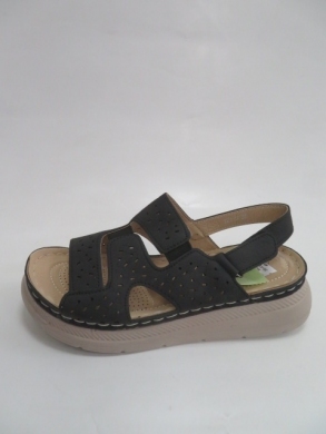 Sandały damskie na koturnie (36-41) T21-5 BLACK