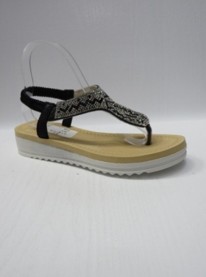Sandały damskie na płaskim (36-41) A-9 BLACK