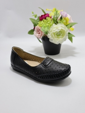 Półbuty damskie na płaskim (36-41) CH122 BLACK